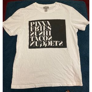 Forever 21 White Novelty Tshirt